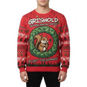 Squirrel Removal Service Ugly Christmas Sweater