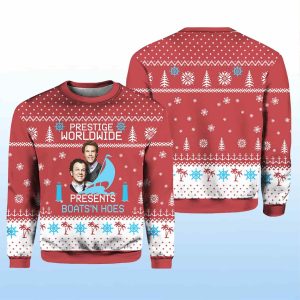 Step Brothers Prestige Worldwide Presents Boats 'N Hoes Ugly Christmas Sweater