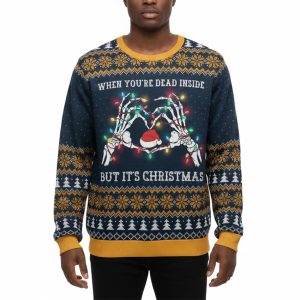 When You're Dead Inside But It's Christmas Ugly Sweater