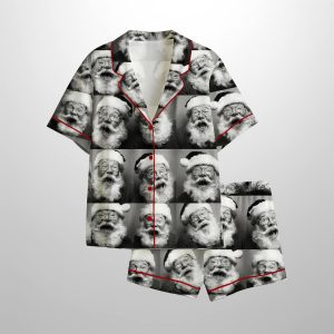 Christmas Santa Selfie Satin Pajama Set