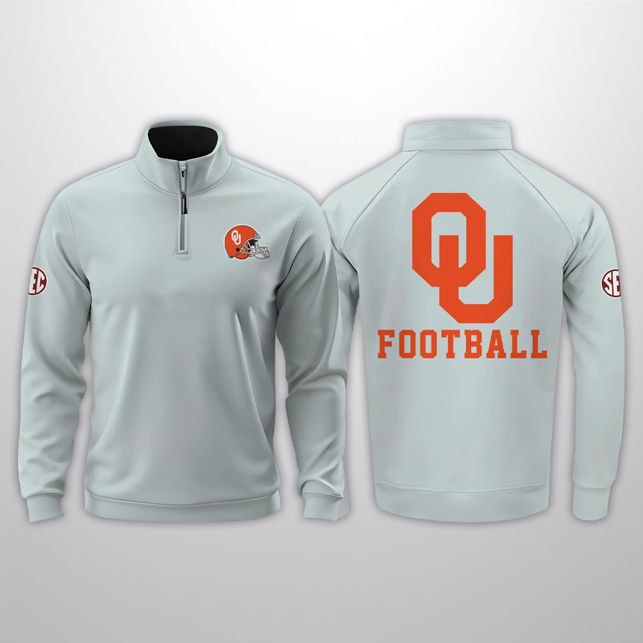 2025 Brent Venables Sooners Stand Collar Zip Sweatshirt 2025 Brent Venables Sooners Stand Collar Zip Sweatshirt