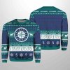 2025 Christmas Mariners Baseball Personalized Ugly Sweater