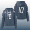 2025 Patriots Drake Maye Rivalries Signature Waffle Hoodie