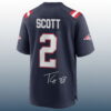 2025 Patriots Travis Scott 2 Signature Jersey 3
