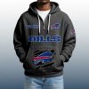 2025 Personalized Bills Quarter Zip Waffle Hoodie 3