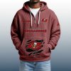 2025 Personalized Buccaneers Quarter Zip Waffle Hoodie