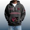 2025 Personalized Cardinals Quarter Zip Waffle Hoodie 2