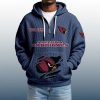 2025 Personalized Cardinals Quarter Zip Waffle Hoodie 6