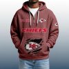 2025 Personalized Chiefs Quarter Zip Waffle Hoodie