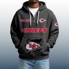 2025 Personalized Chiefs Quarter Zip Waffle Hoodie 2
