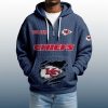 2025 Personalized Chiefs Quarter Zip Waffle Hoodie 6