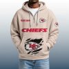 2025 Personalized Chiefs Quarter Zip Waffle Hoodie 7