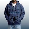 2025 Personalized Colts Quarter Zip Waffle Hoodie