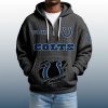 2025 Personalized Colts Quarter Zip Waffle Hoodie 2