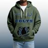 2025 Personalized Colts Quarter Zip Waffle Hoodie 4