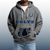 2025 Personalized Colts Quarter Zip Waffle Hoodie 5