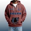 2025 Personalized Colts Quarter Zip Waffle Hoodie 7