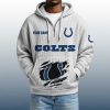 2025 Personalized Colts Quarter Zip Waffle Hoodie 8