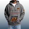 2025 Personalized Commanders Quarter Zip Waffle Hoodie 5