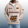 2025 Personalized Commanders Quarter Zip Waffle Hoodie 7