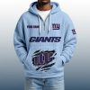 2025 Personalized Giants Quarter Zip Waffle Hoodie 3