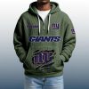 2025 Personalized Giants Quarter Zip Waffle Hoodie 4