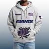 2025 Personalized Giants Quarter Zip Waffle Hoodie 8