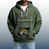 2025 Personalized Jaguars Quarter Zip Waffle Hoodie 3