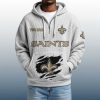 2025 Personalized Orleans Quarter Zip Waffle Hoodie