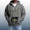 2025 Personalized Orleans Quarter Zip Waffle Hoodie 5
