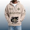 2025 Personalized Orleans Quarter Zip Waffle Hoodie 7