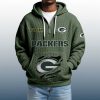 2025 Personalized Packers Quarter Zip Waffle Hoodie
