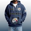 2025 Personalized Steelers Quarter Zip Waffle Hoodie 5