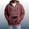 2025 Personalized Texans Quarter Zip Waffle Hoodie 2