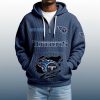 2025 Personalized Titans Quarter Zip Waffle Hoodie 2