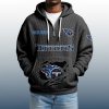 2025 Personalized Titans Quarter Zip Waffle Hoodie 3