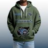 2025 Personalized Titans Quarter Zip Waffle Hoodie 4