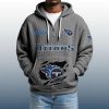 2025 Personalized Titans Quarter Zip Waffle Hoodie 5