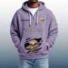2025 Personalized Vikings Quarter Zip Waffle Hoodie