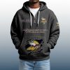 2025 Personalized Vikings Quarter Zip Waffle Hoodie 2