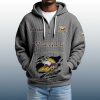 2025 Personalized Vikings Quarter Zip Waffle Hoodie 5