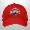 2025 Texas Tech Football Big 12 Champions Hoodie Joggers Cap 3