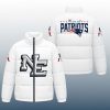 2025 We Are Patriots Rivalries Storm Blue Puffer Down Jacket 2
