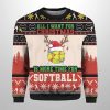 All I Want For Christmas Is Softball Ugly Christmas Sweater 2