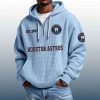 Astros Est 1962 Quarter Zip Waffle Hoodie 3