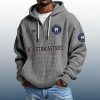 Astros Est 1962 Quarter Zip Waffle Hoodie 5