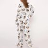 Beagle Silky Satin Pajama Set 4