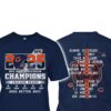 Bears 2025 NFC North Champions Good Better Best Two-Sided Shirt