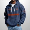 Bears Est 1920 Half Zip Waffle Hoodie