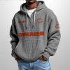 Bears Est 1920 Half Zip Waffle Hoodie2